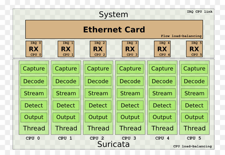 Suricata, Multithreading, Intrusion detection system, IPS - Arbeitnehmer
