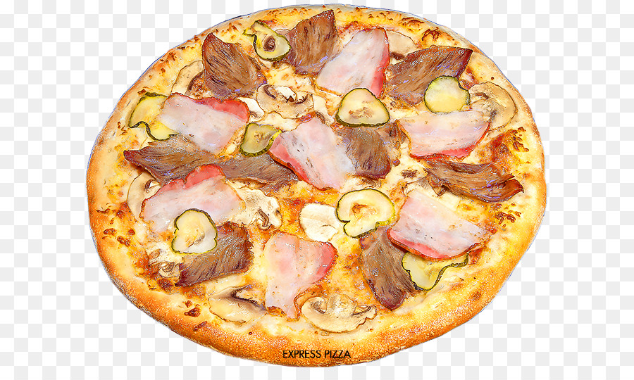 Pizza in stile californiano Pizza siciliana Prosciutto Cucina degli Stati Uniti - Pizza