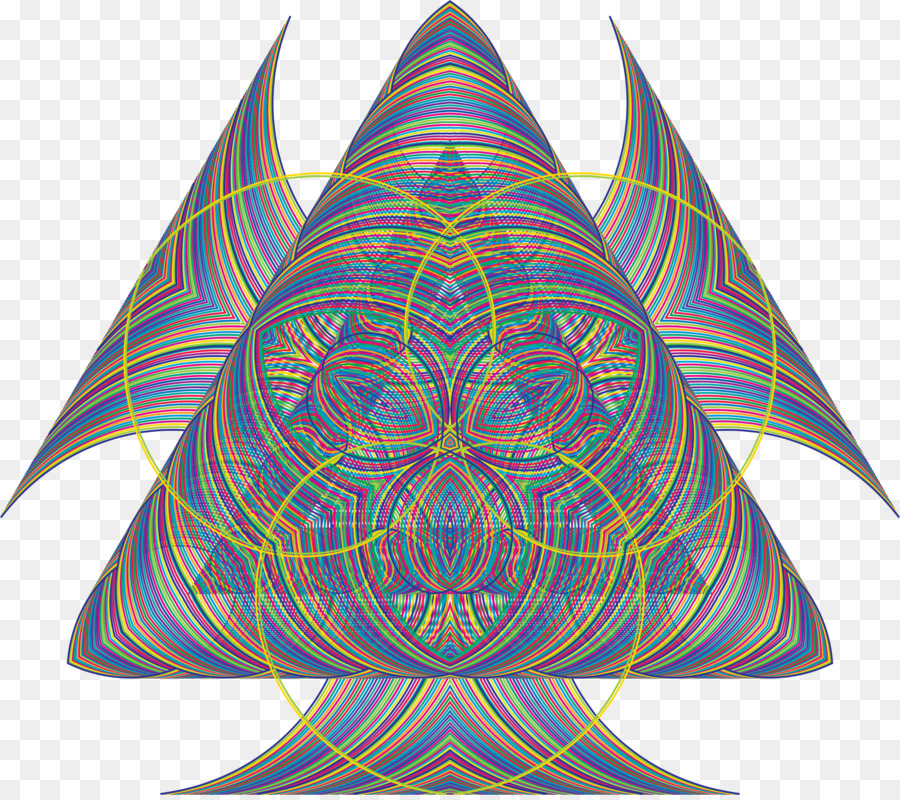 Symmetrie Muster - bunte Wellen