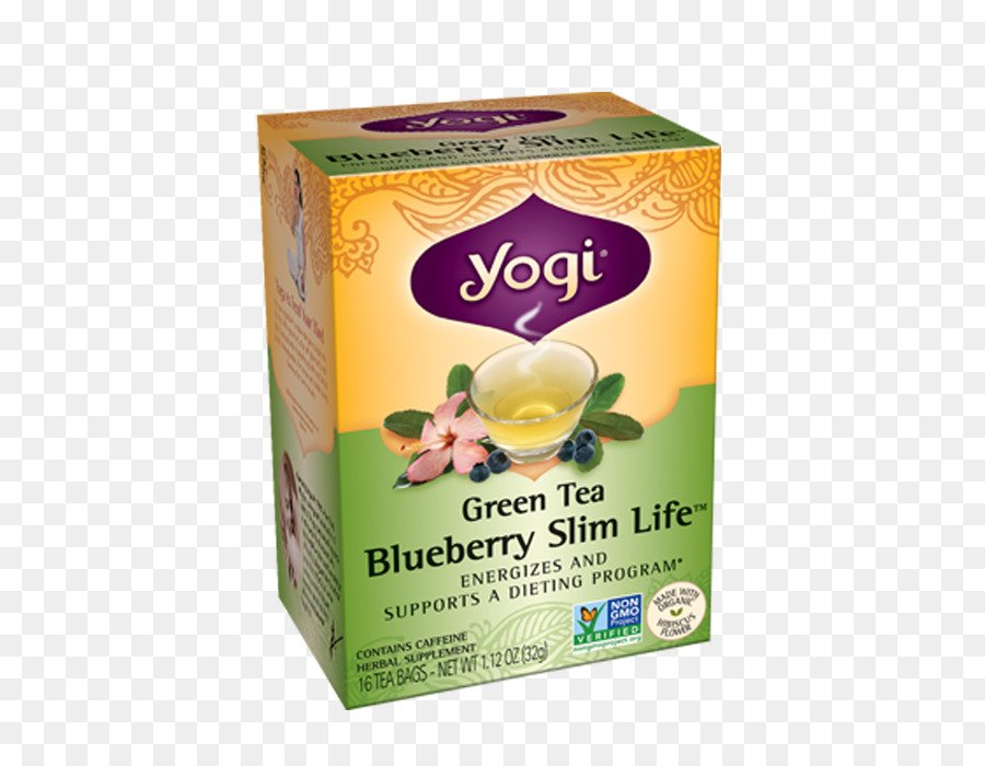 Grüner Tee Kombucha Yogi Tee Teebeutel - Heidelbeer Tee