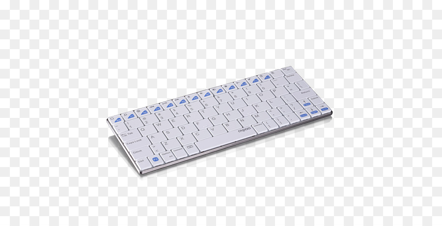 Computer Tastatur Rapoo BT Ultra slim E6300 Peripheren Rapoo E6300 Rapoo   E6300   Compact Bluetooth Keyboard for iPad Blade Series, Bl - Bai Mudan