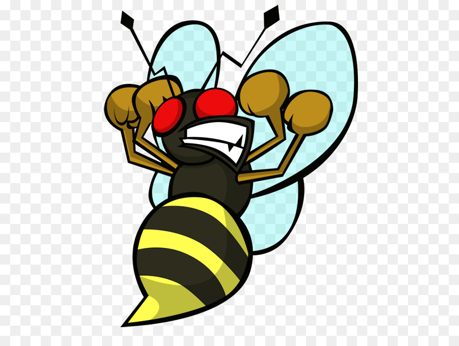 Honig-Bienen-Cartoon-Comics clipart - Biene