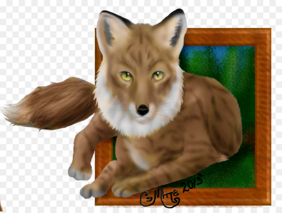 Đỏ fox Lông Mèo Râu - con mèo