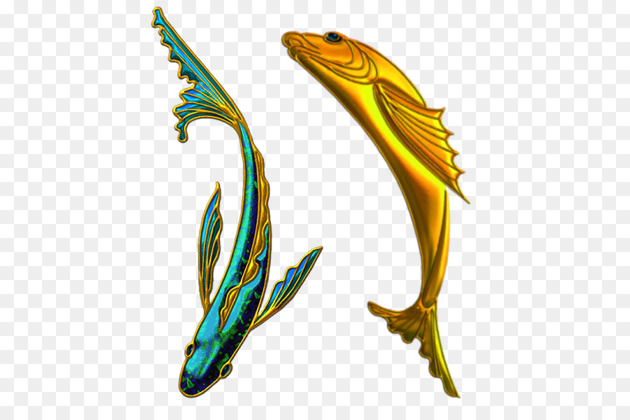 Marine mammal-Feder-Fisch - monochromatyzm grafika