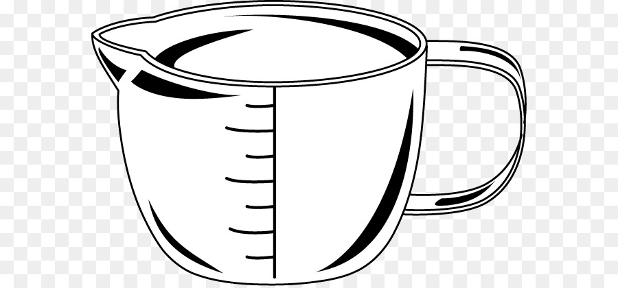 Una tazza di misurazione di Misura cucchiaio di Clip art - cucchiaio dosatore