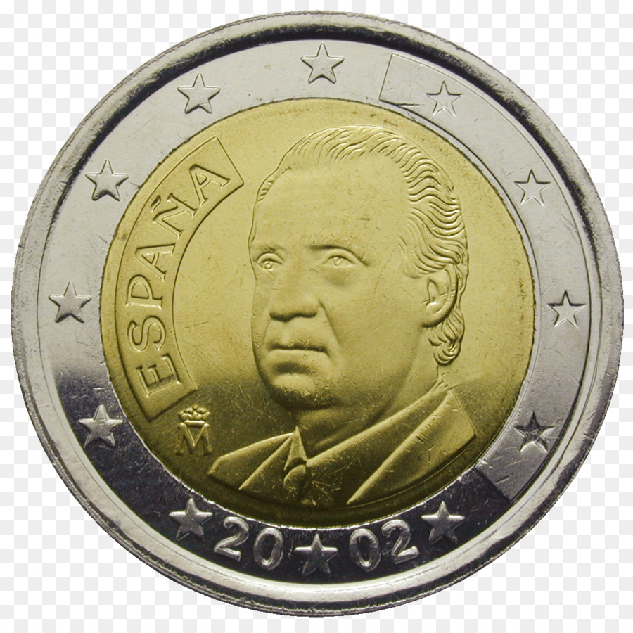 2 đồng xu euro tây ban nha tiền xu - Đồng xu