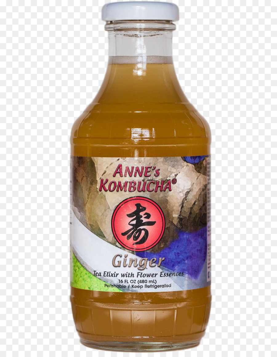 Kombucha Drink Elixir Teepflanze Flasche - trinken