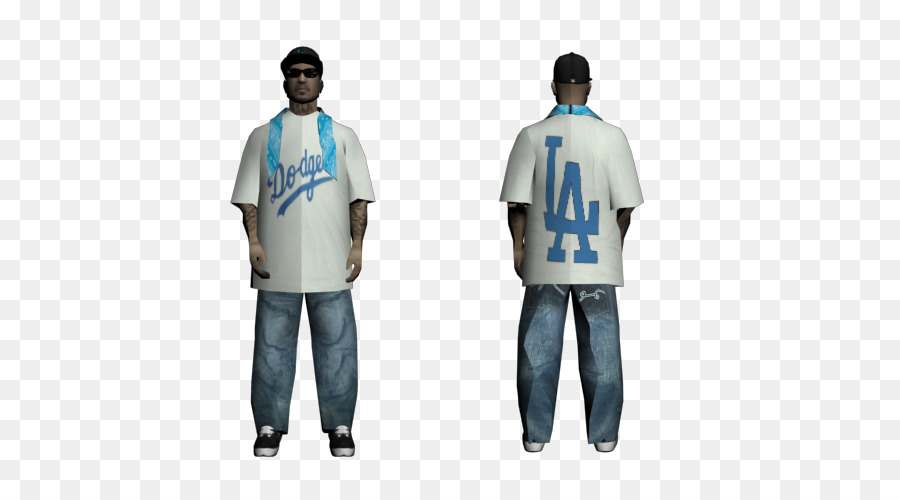 Grand Theft Auto: San Andreas T-shirt in Jersey di SendSpace Los Santos - Maglietta