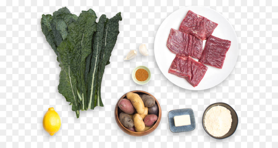 Ofenkartoffel Chophouse restaurant Rezept Flank steak - lacinato Kale