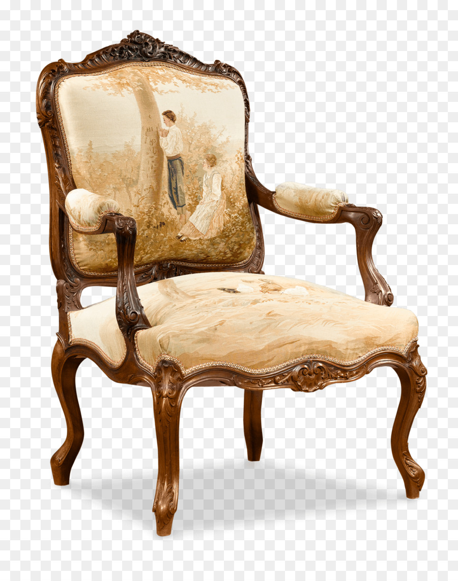 Aubusson Rokoko-Chair Furniture Louis Fünfzehn - Französisch Möbel