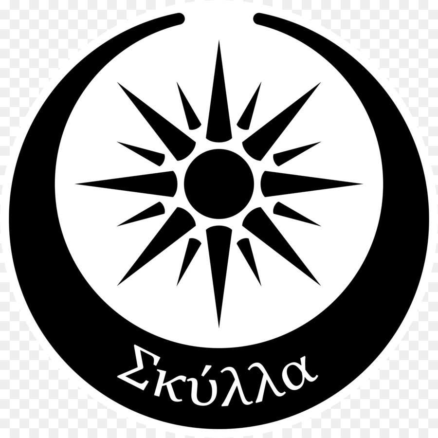 Mazedonien der griechischen Mythologie Scylla Charybdis-Vergina-Sonne - Symbol
