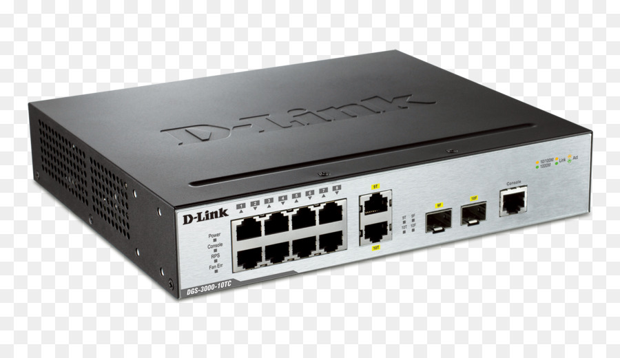 Switch di rete Gigabit Ethernet (Small form-factor pluggable ricetrasmettitore Porta D-Link DGS-3000-10TC - 10 Gigabit Ethernet