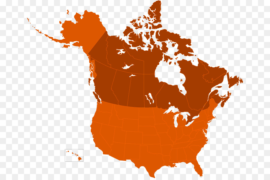 Canada, Stati Uniti, Mappa Royalty-free North American Free Trade Agreement - Canada