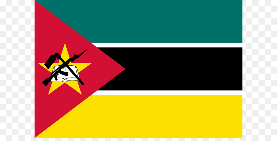 Flagge von Mosambik - Flagge