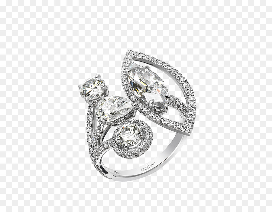 Anello Gioielli con Diamanti taglio Adler - anello