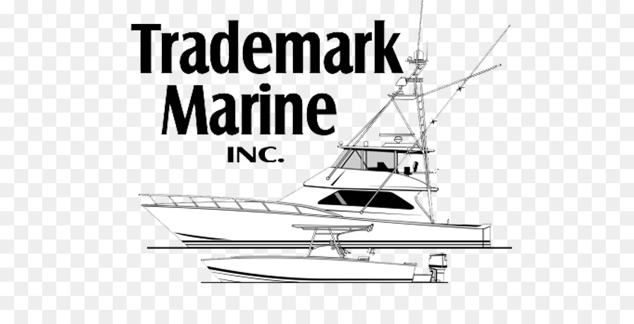 Segel Marke Marine, Inc-West Palm Beach Boot mit Anti-fouling-Lack - Aquarell Boot