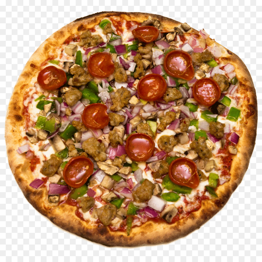 California-phong cách pizza Ham Brik ăn Chay - pizza