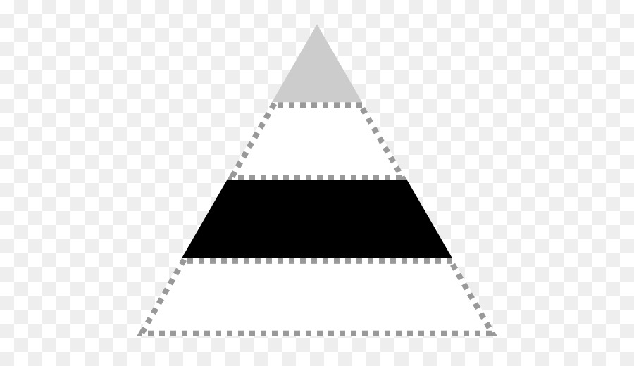 Dreieck Pyramide Schriftart - Pyramidendiagramm