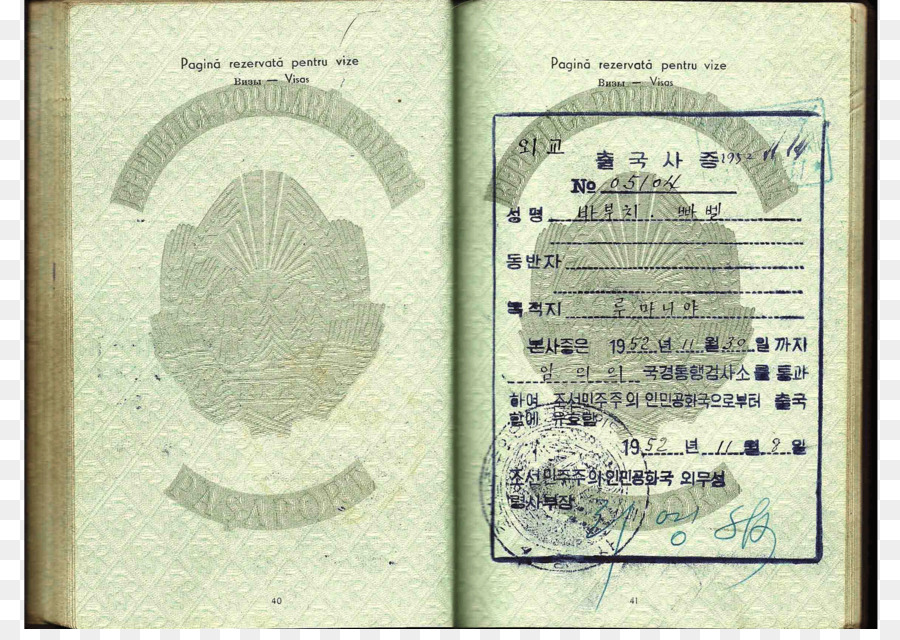 Pjöngjang Republik Korea Pass mexikanischen Pass Diplomat - Pass