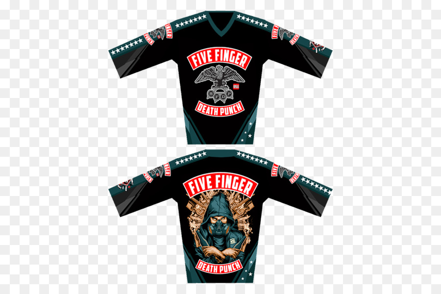 T-shirt Five Finger Death Punch Stivali di Sangue e di Guerra È la Risposta Capitalistico Americano - Maglietta