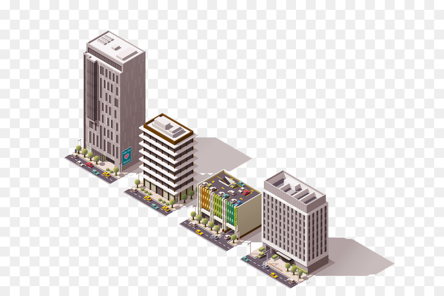 Gebäude-Fassaden-Infografik - Gebäude