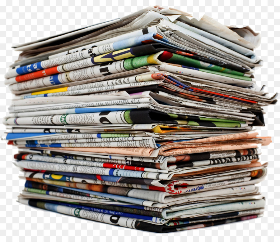 Zeitung Gutschein Burlington Recycling - Papierstapel