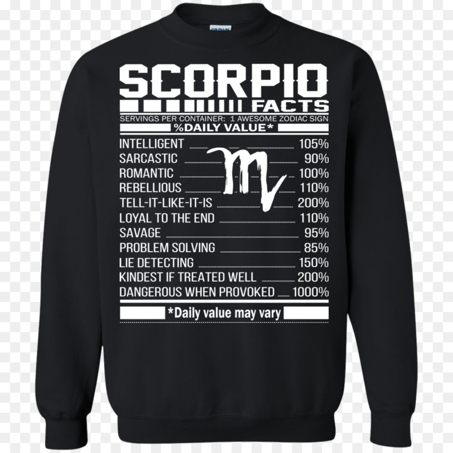 Felpa con cappuccio di Natale jumper T shirt Maglione - scorpione zodiaco