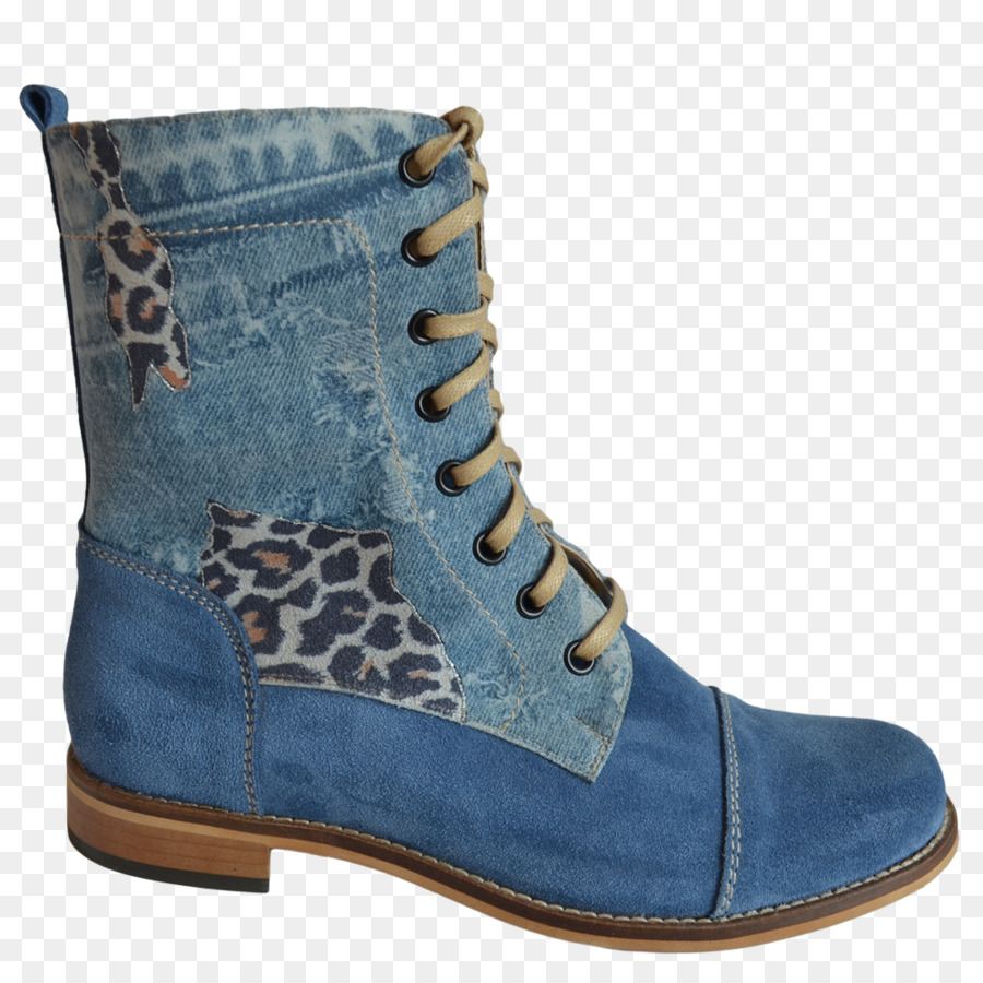 Wildleder Schuh Boot - Leopard Print