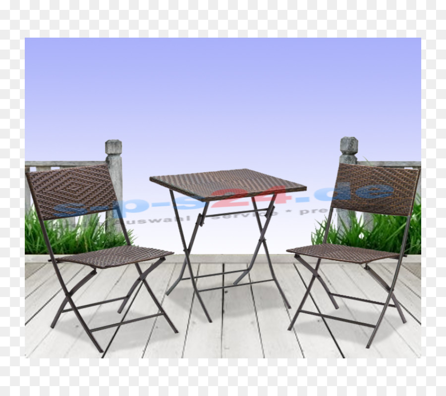 Polyrattan-Sessel-Gartenmöbel-Tisch Liege - Stuhl