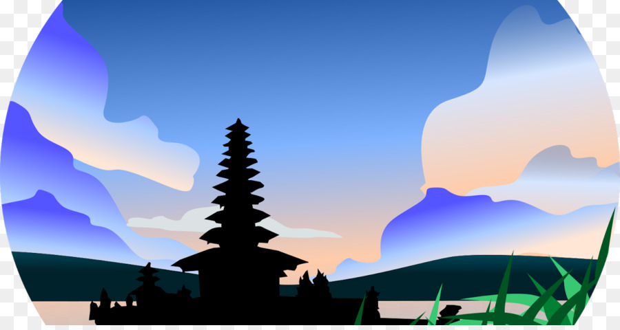 Bedugul Bali đồ họa Mành - những người khác