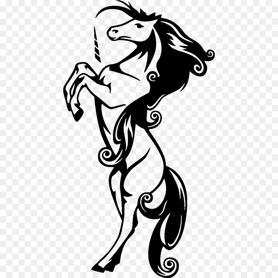 Con ngựa kỳ Lân Dán bản Vẽ Clip nghệ thuật - Con ngựa