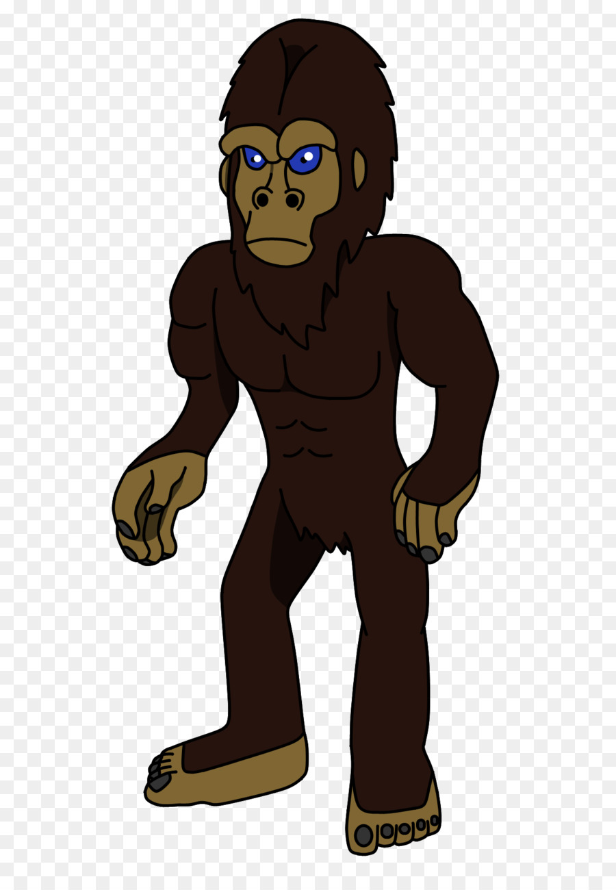Gorilla sapiens di Homo Carnivora creatura Leggendaria cartone Animato - Gorilla