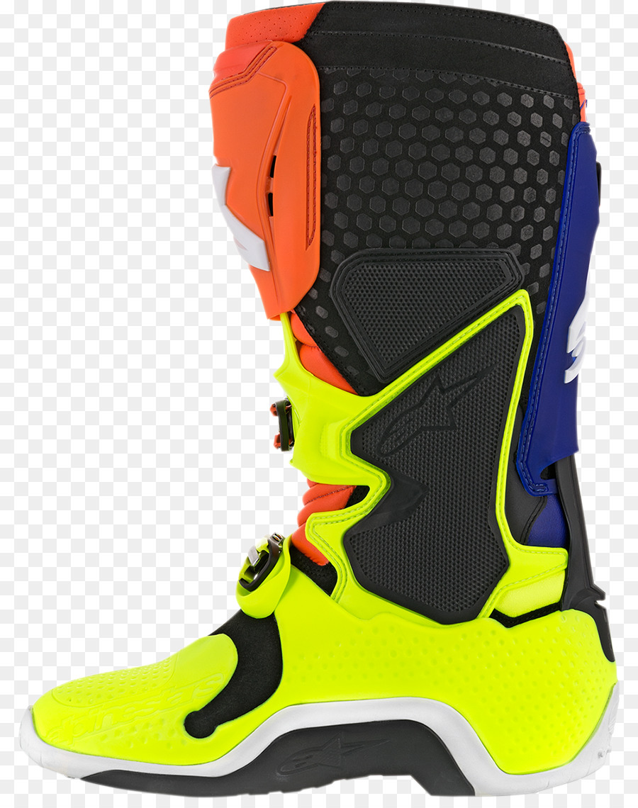 Alpinestars Blu Boot Arancione Motocross - stivali da equitazione