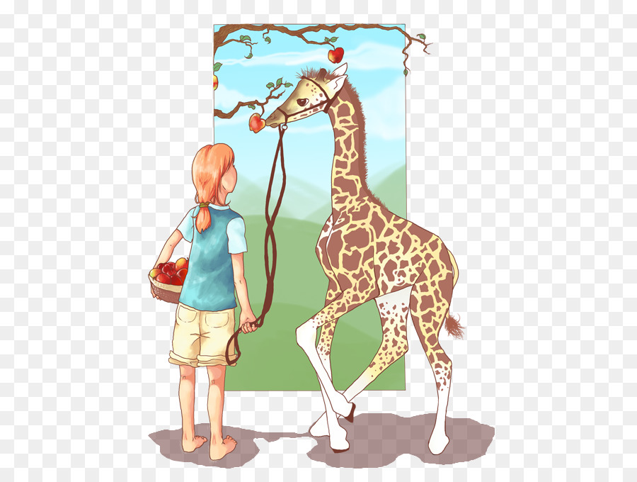 Giraffen Hals Terrestrial animal Cartoon - Giraffe