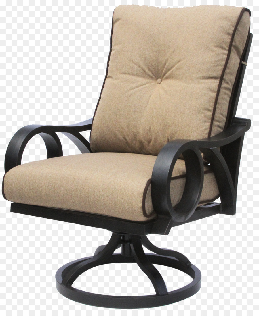 Drehstuhl-Sessel-Schaukel-Garten-Möbel-Kissen - Stuhl im freien