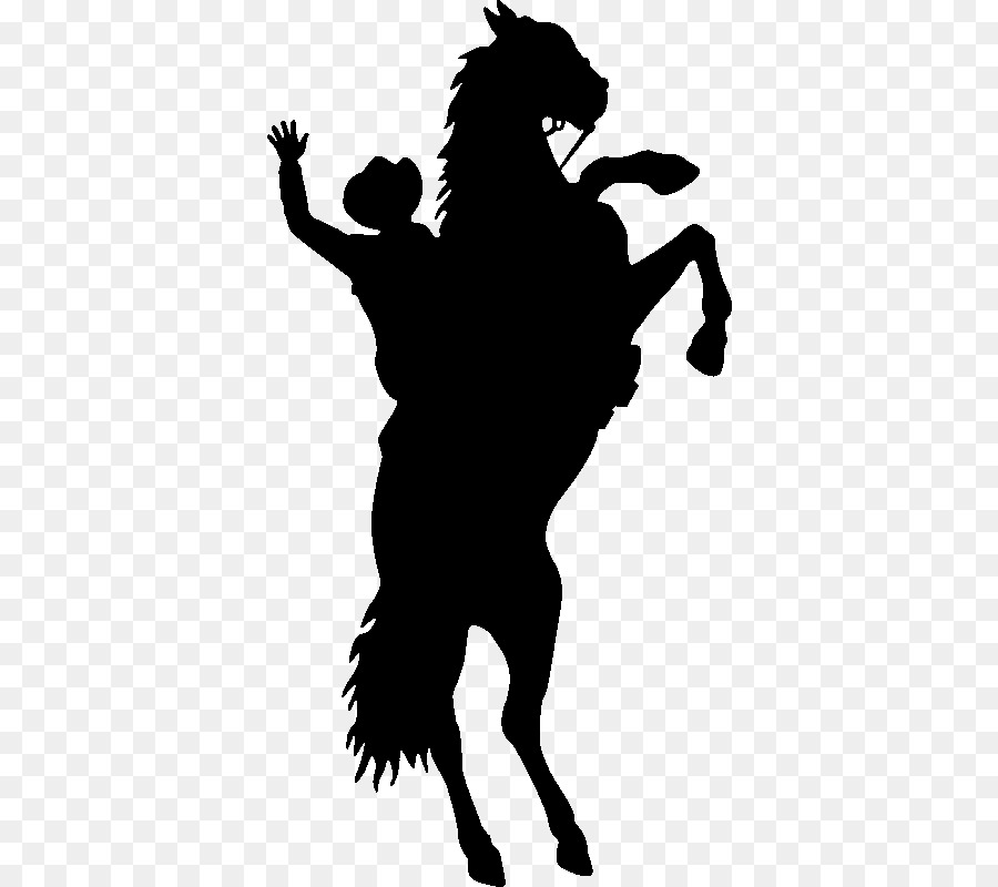 Carta Mustang Sticker Cowboy Equestre - mustang