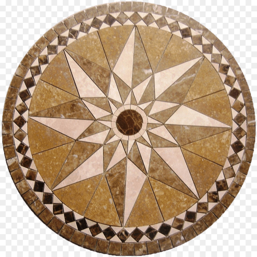 Pavimento di Piastrelle a mosaico medaglioni in Marmo, Ceramica - Piano medaglioni