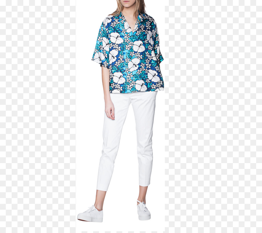 Leggings Bluse Seide Aloha shirt Ärmel - business Kleidung für Frauen