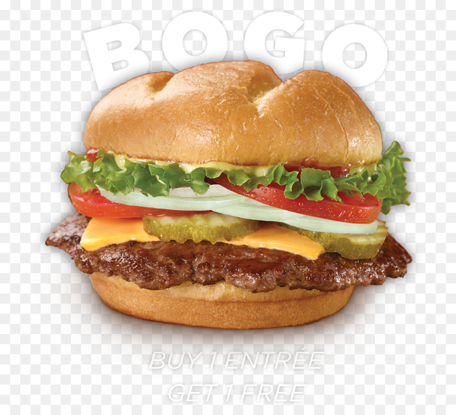 Cheeseburger Hamburger di Scorrimento Fast food Whopper - paghi 1 prendi 1 gratis