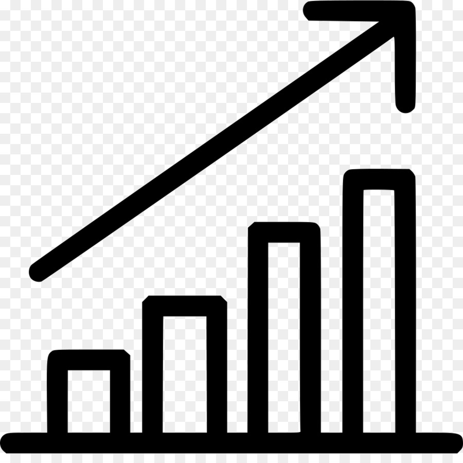 Grafico Icone Del Computer Analytics - la crescita icona
