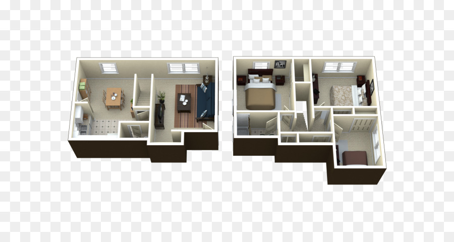 Arlington Townhomes & Appartamenti Piano piano Ripiano Casa di Camera da letto - letto piano
