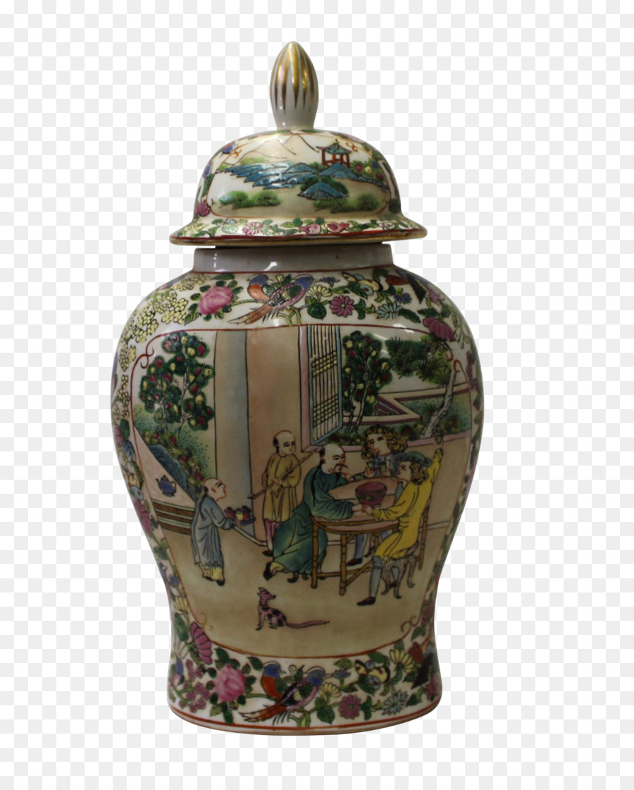 Vase Porzellan chinesische Keramik Famille rose Ceramica giapponese - Vase