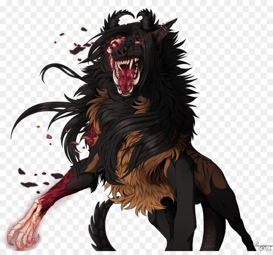 Werwolf-Dämon-Fuchs-Zeichnung DeviantArt - Werwolf