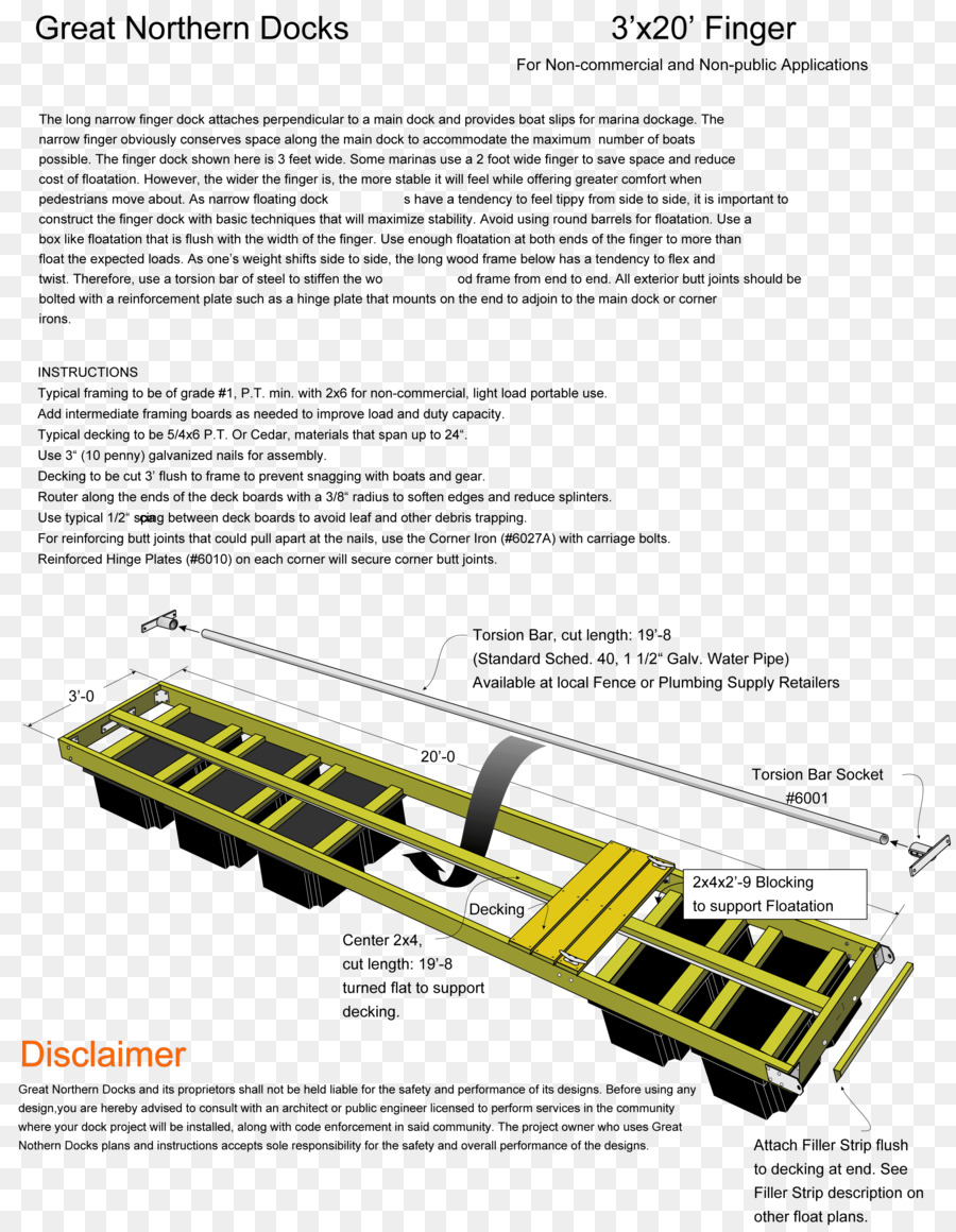 Floating dock Architektonischen engineering Boot Projekt - Boot plan