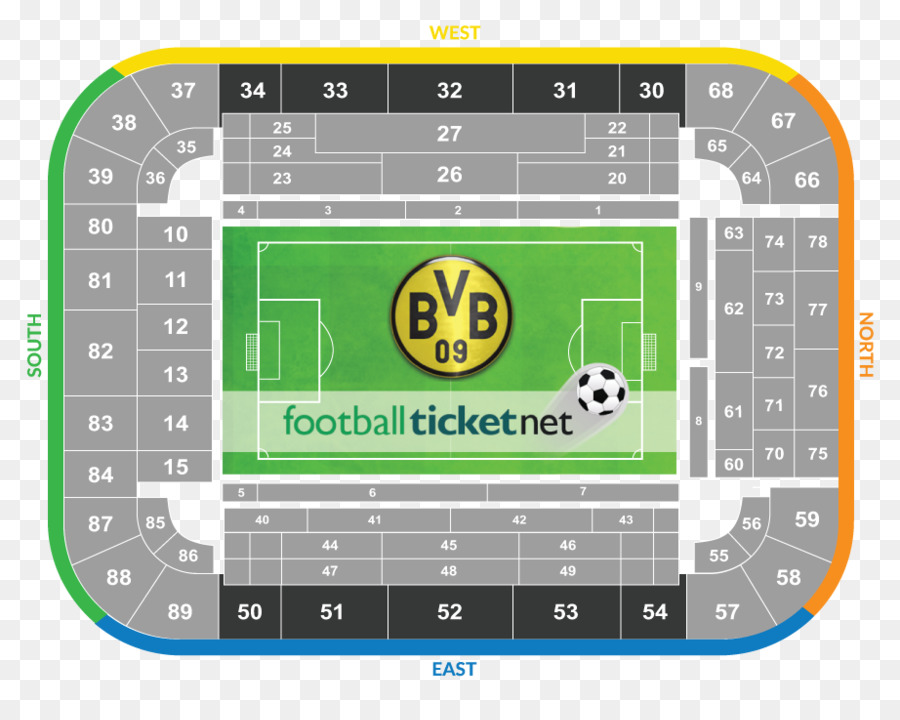 Borussia Dortmund Technologie-Stadion die Computer-hardware-Klimaanlage - ticket Russland 2018