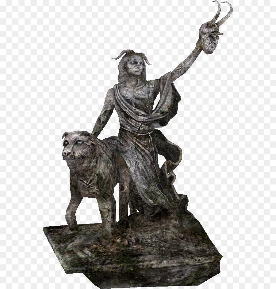 Oblivion-The Elder Scrolls V: Skyrim – Dragonborn-Statue Nirn - statue, Ansicht von oben