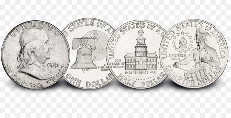 Münze der Vereinigten Staaten Dreizehn Kolonien Silver Erklärung der Unabhängigkeit - Münze