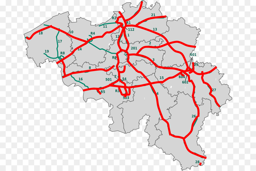 Bruxelles Anello autostrada A28 Internazionale E-rete stradale di accesso Controllato autostrada - strada