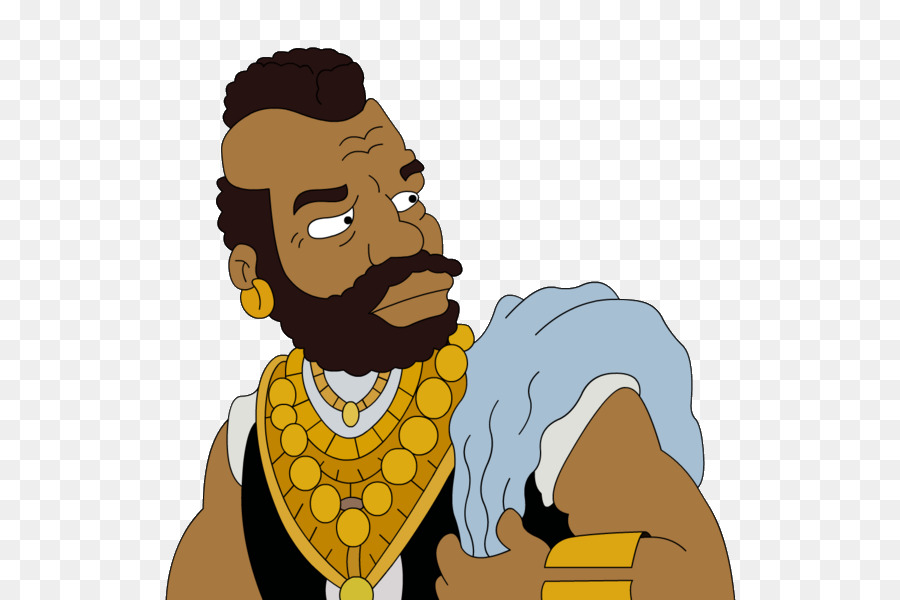 B. A. Baracus Treehouse of Horror Attore Simpsons Già Fatto Carattere - sgridare