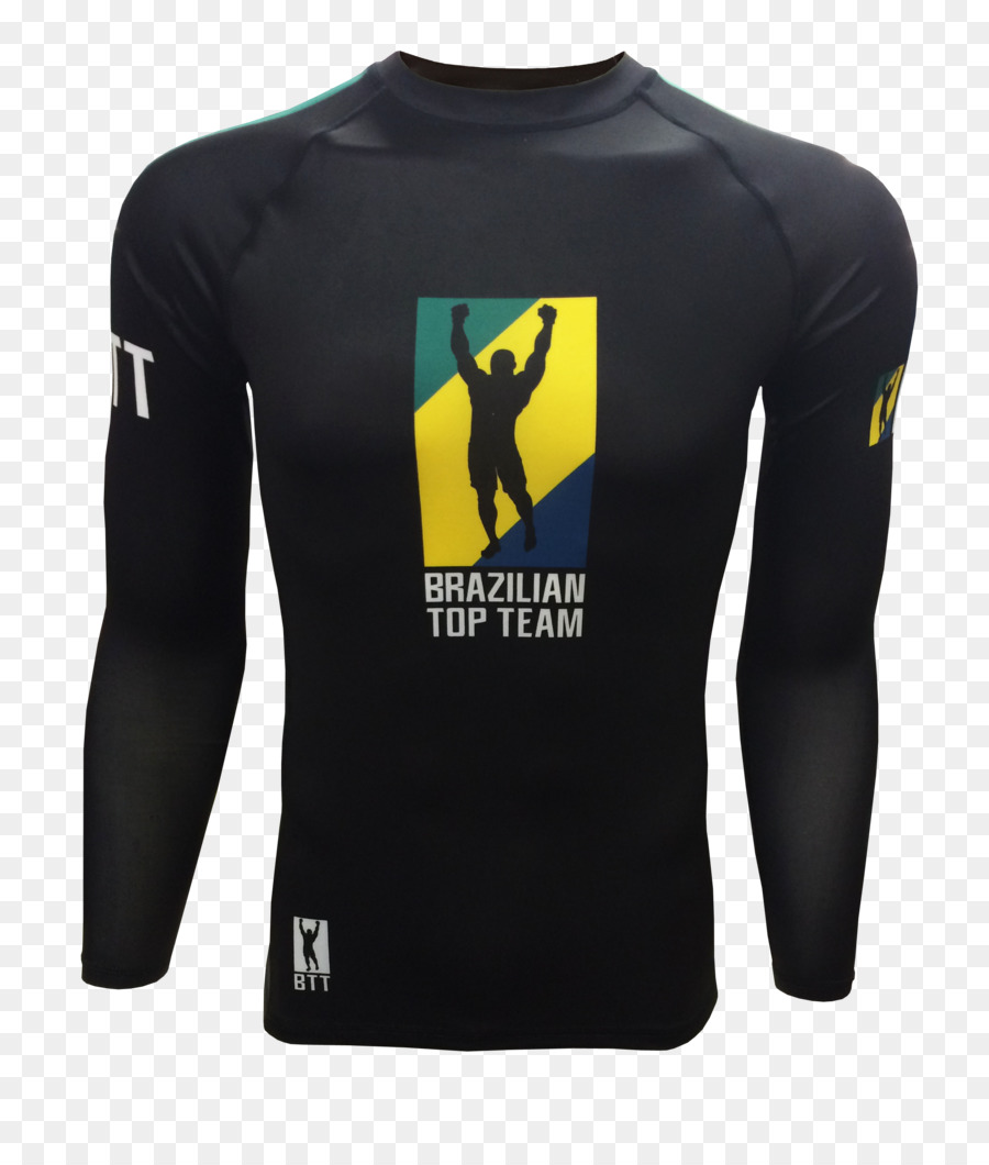 Jersey T-shirt Rash guard Sleeve Brasilianische Top-Team - T Shirt